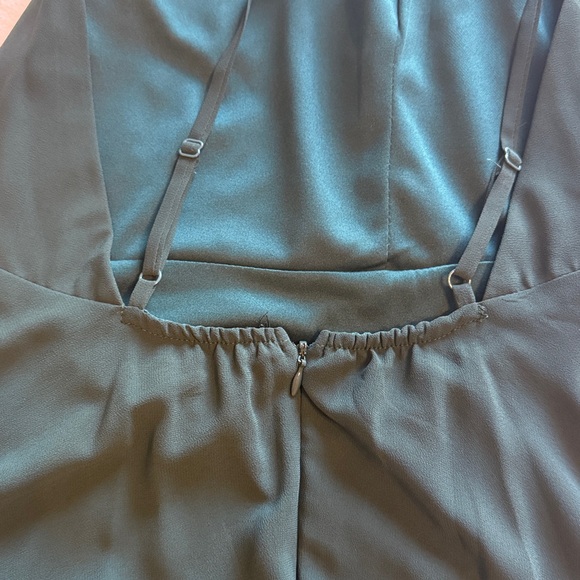 Elegant Green Halter Gown - Picture 10 of 10